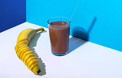 Cremiger Schoko-Protein Shake mit Banane