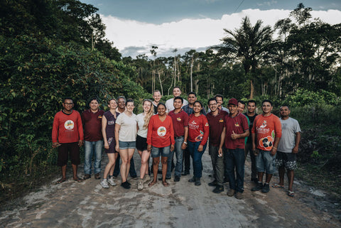 Gruppenbild Kooperative Brasilien und Mitarbeiter koawach