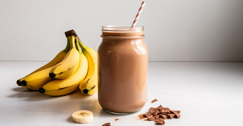 Kakao-Bananen Milchshake